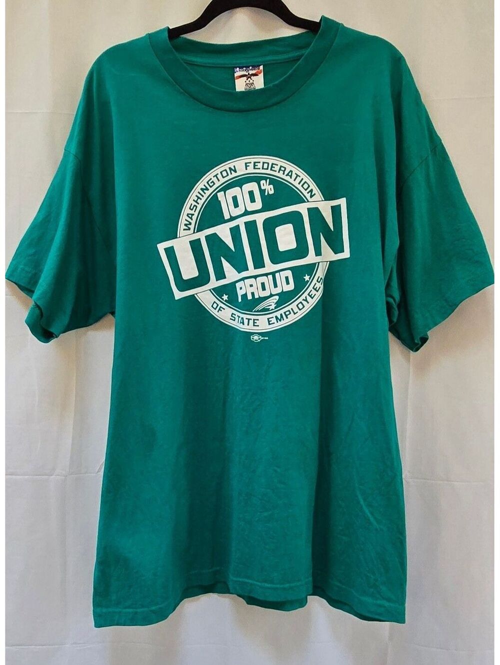 Washington Federation State Employees WFSE Union Proud T-Shirt 2XL USA Made